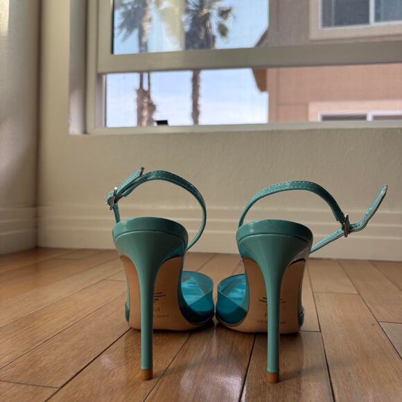 Nine west vintage clear blue slingbacks - Picture 3 of 6